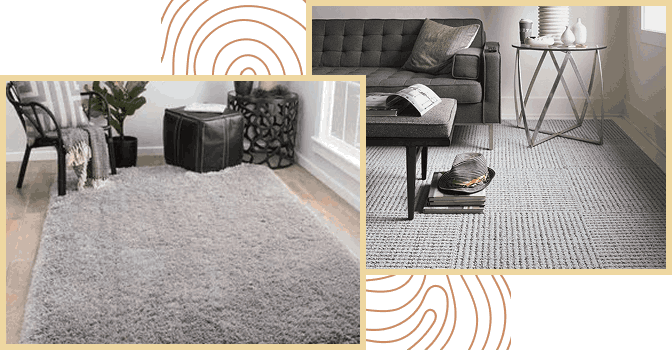 soft area gray carpet