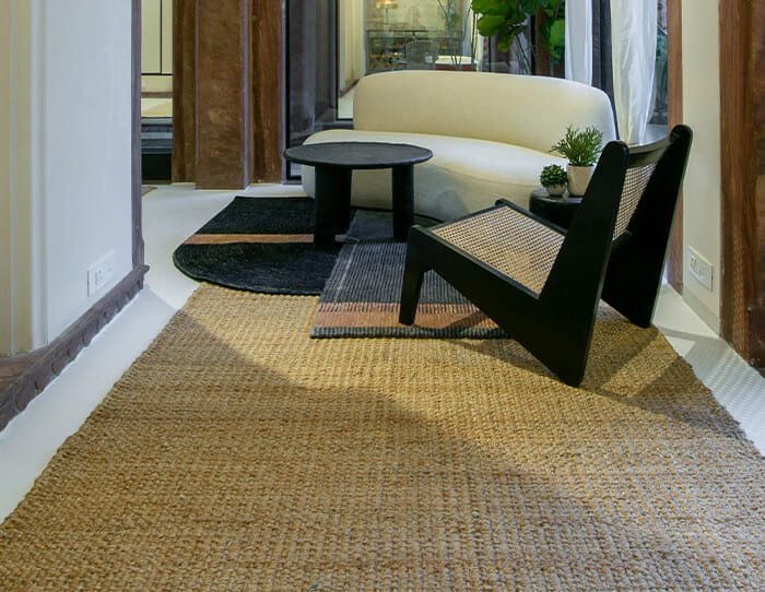 Jute Carpet for sofa
