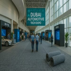 Grey Exhibition Carpet
